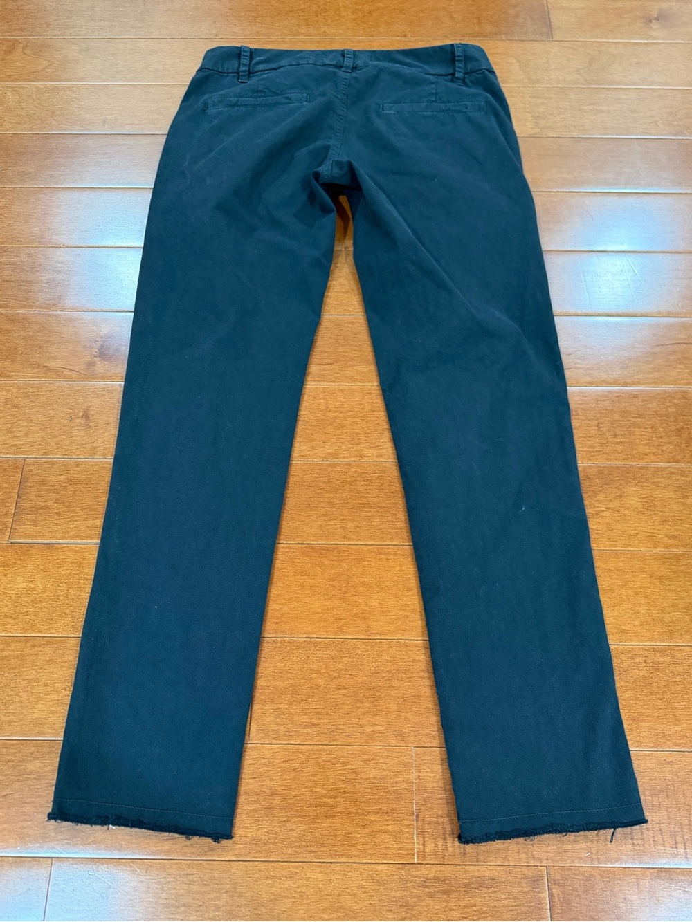 Nili Lotan Black Cotton & Elastane Ankle Crop East Hampton Pants Sz. 00 - Picture 5 of 6